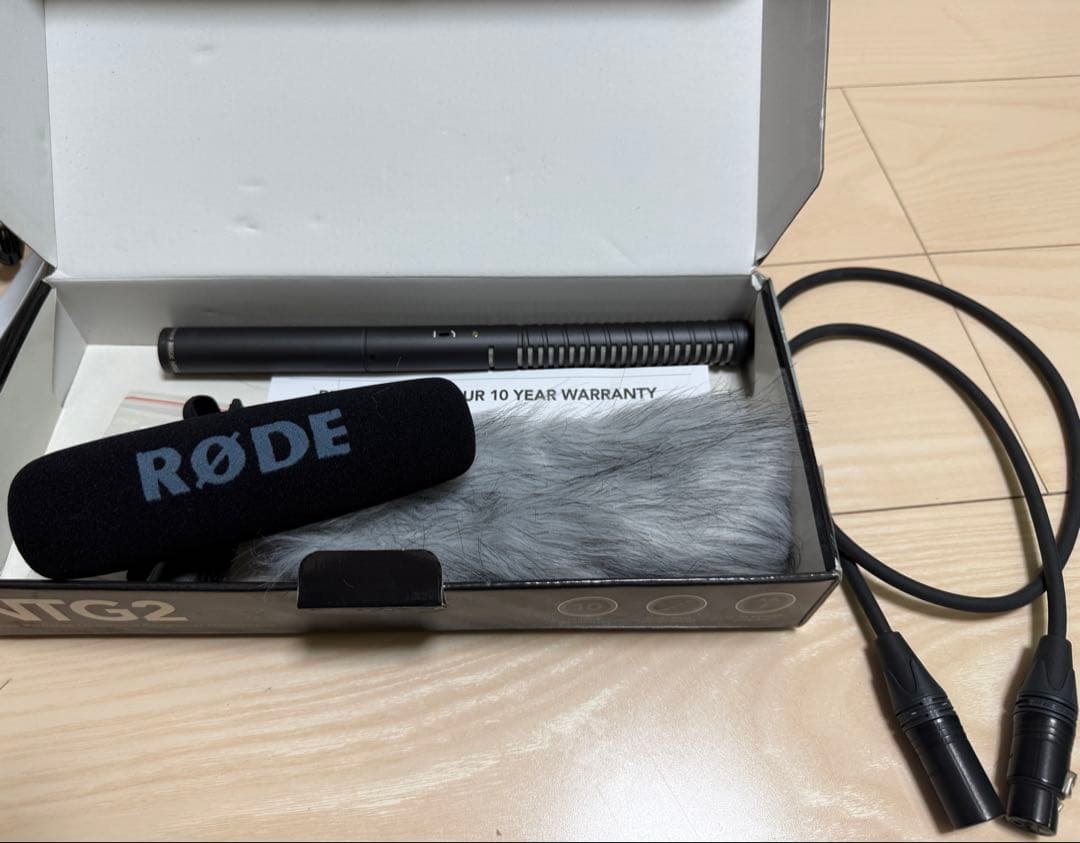 【ほぼ未使用美品】RØDE NTG2 ダイレクショナルコンデンサーマイク