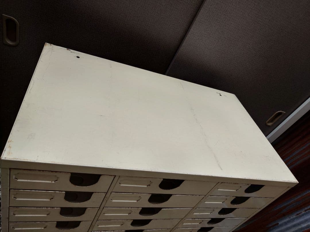 6段 スチール レターケース 引出し 小物入れ 書類ケース オフィス家具 レトロ