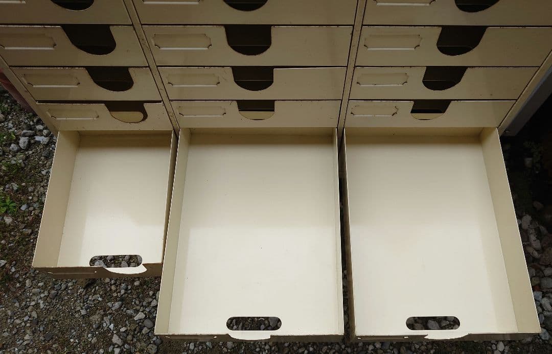 6段 スチール レターケース 引出し 小物入れ 書類ケース オフィス家具 レトロ