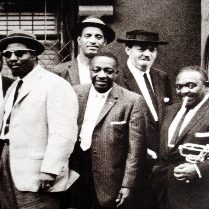 額装品/ジャズポートレートハーレム　1958年（アート ケーン）