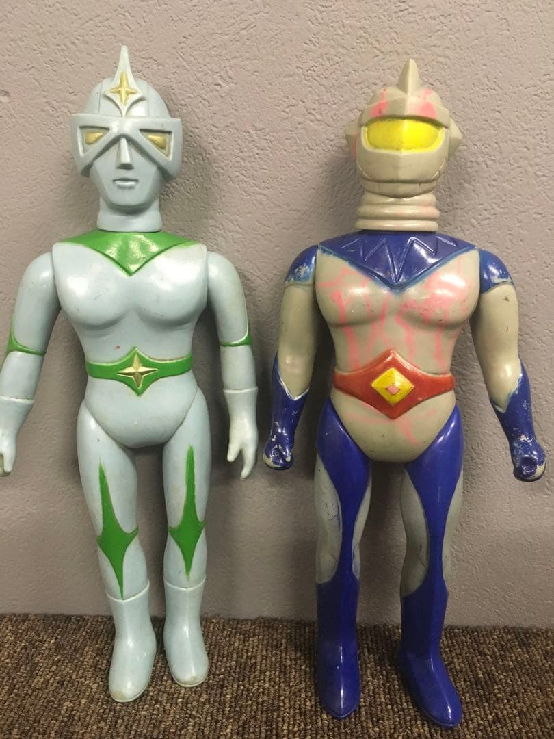 ミラーマンソフビ　ブルマァク　パイロット版　2体セットおまけ付き