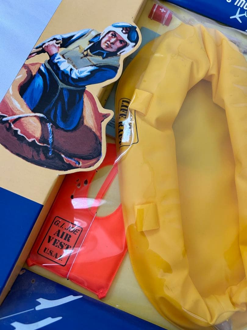 ビンテージGI ジョー 1964 アクションパイロット救命ボートセット ハスブロ