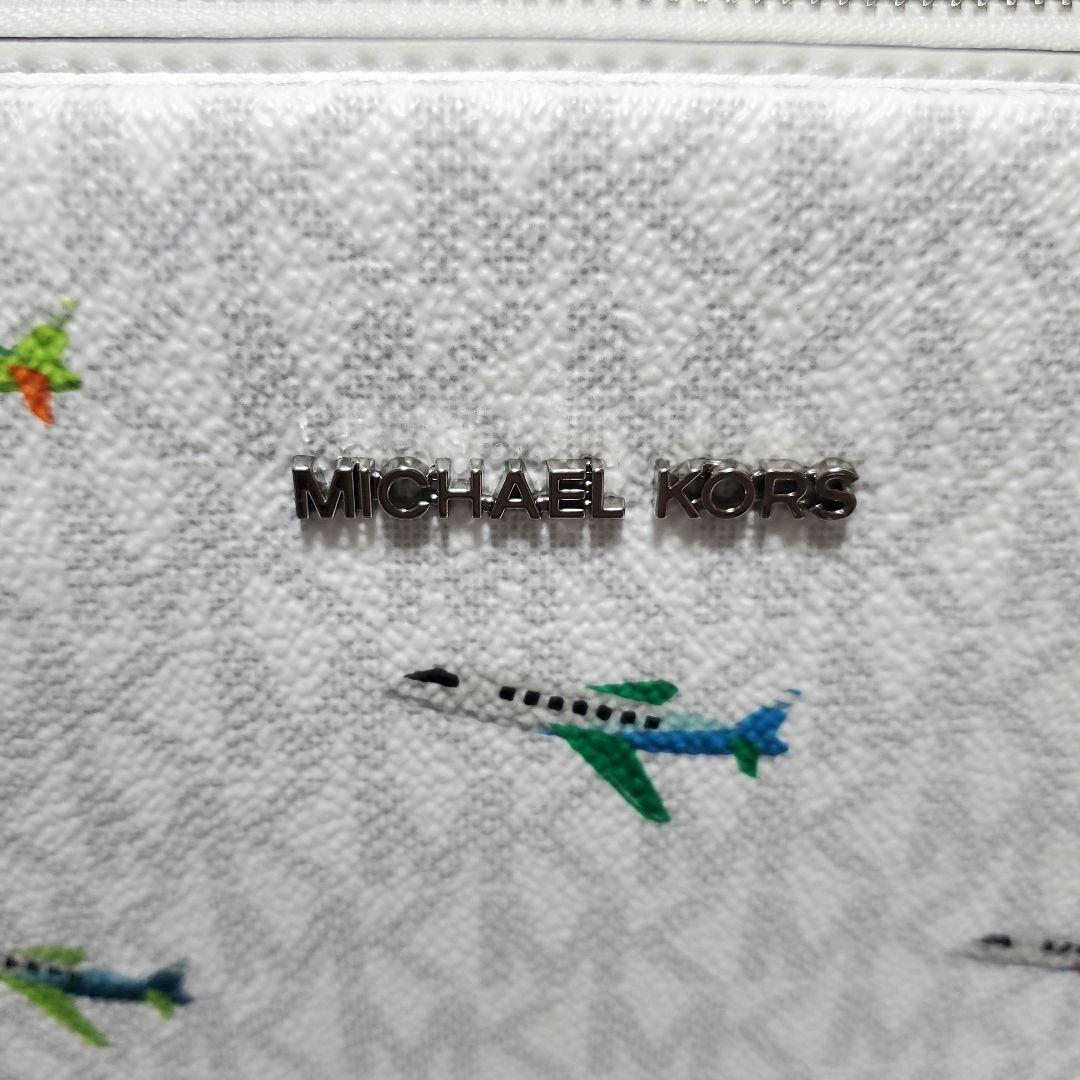 【限定柄】新品未使用 MICHAEL KORS マイケルコース 飛行機柄バッグ
