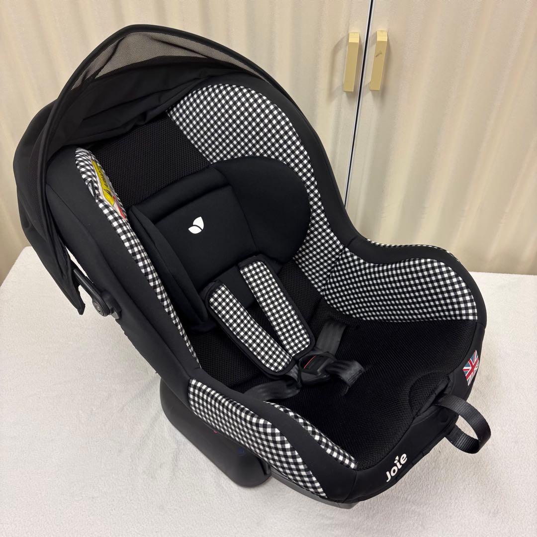 クリーニング済　☆美品☆　ジョイー　チルト　黒ギンガムチェック　幌付