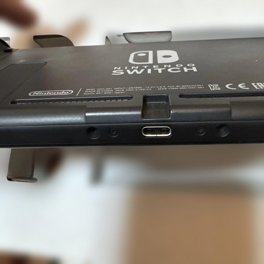 Nintendo Switch 本体 グレー　動作確認済み　わりと美品　箱付き