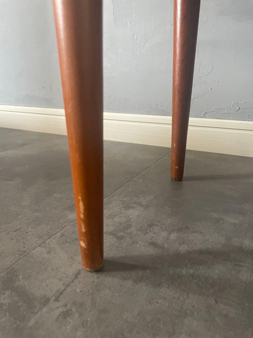 vintage euro　チーク サイドテーブル　ソーイングテーブル　チェスト