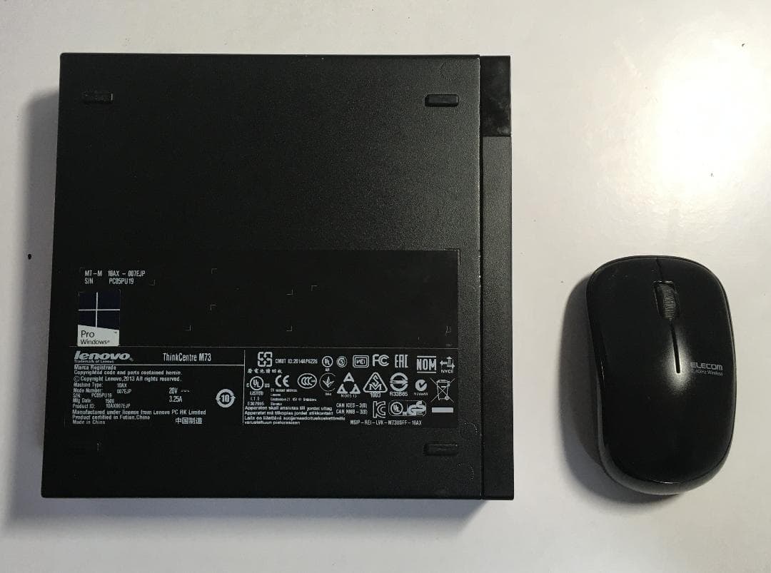 ミニPC Lenovo ThinkCentre M73 Tiny Windows11