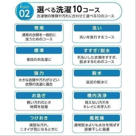 未使用中古美品 全自動洗濯機 3.2kg 縦型洗濯機 乾燥機能 小型 ホワイト