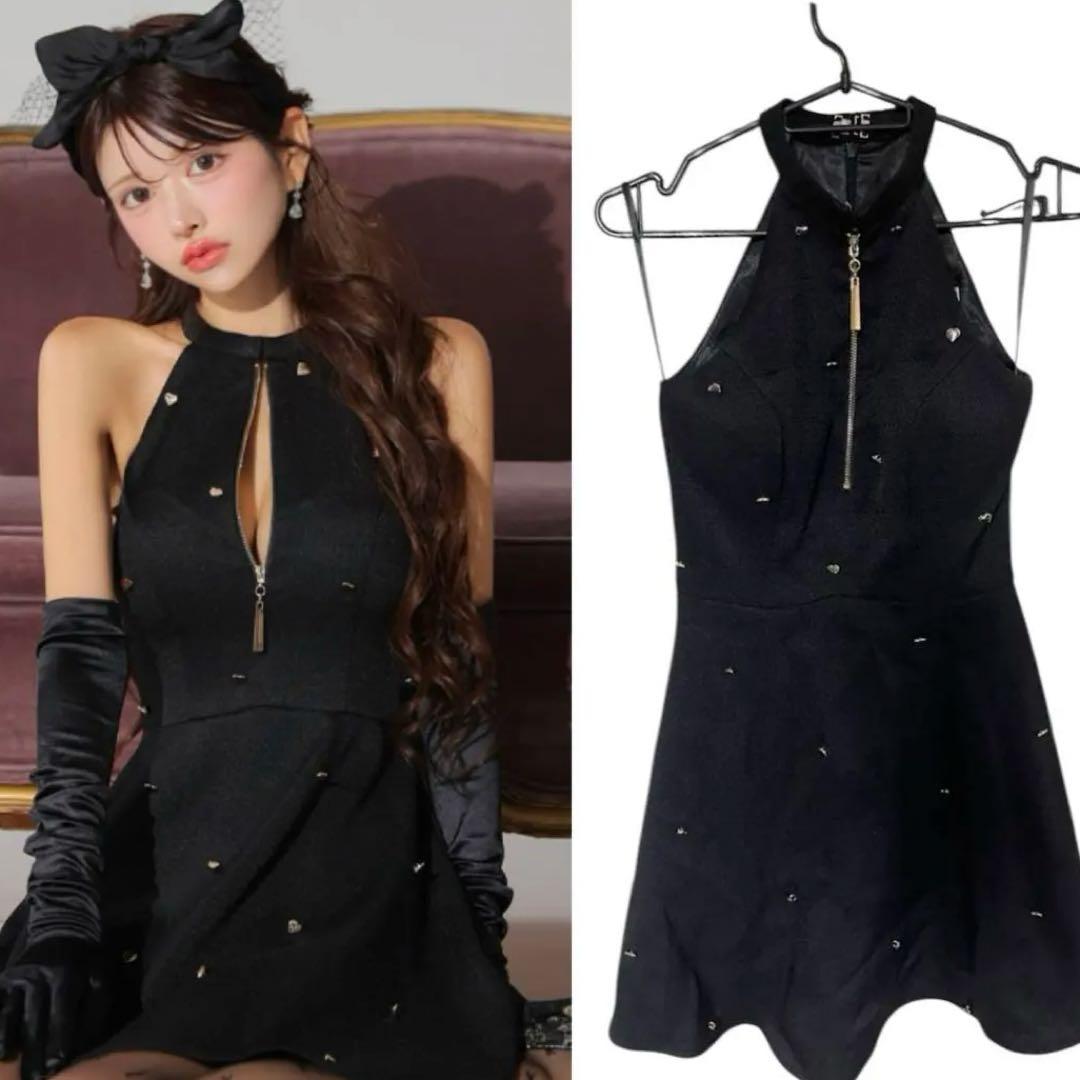 ROBEdeFLEURS ローブドフルール キャバワンピ XS