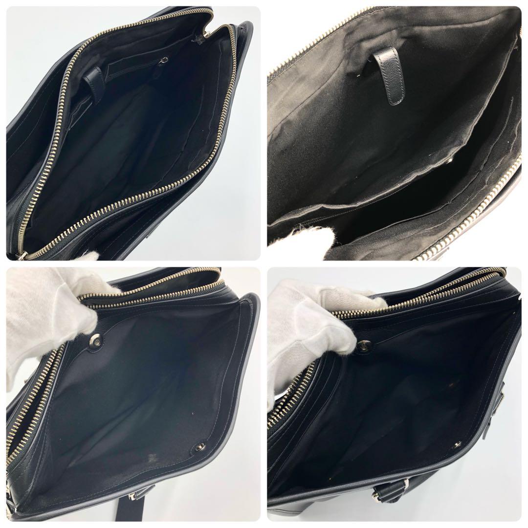 【未使用に近い✨】コーチ ボンド ブリーフケース スムースレザー 2WAY 黒色