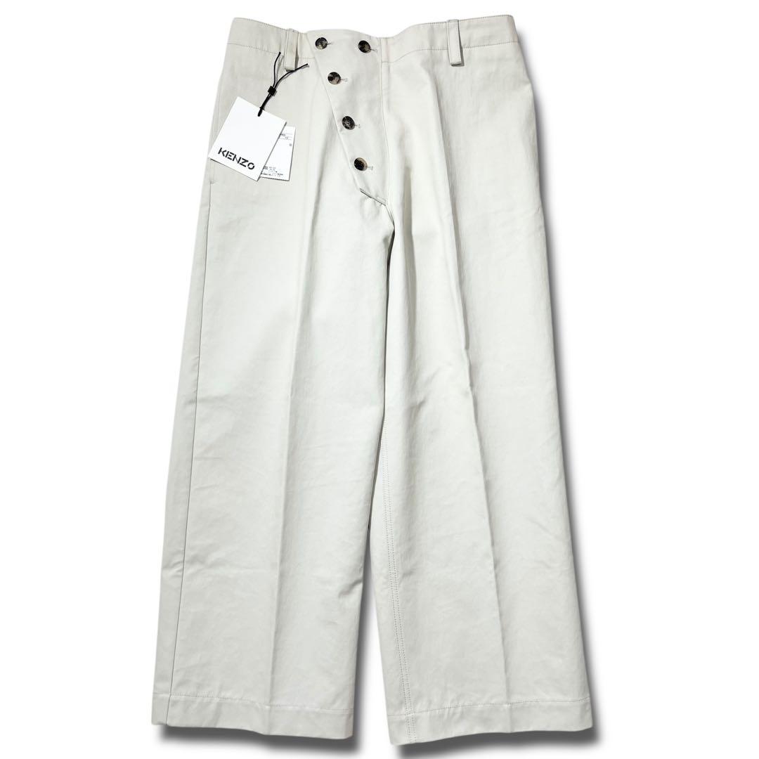 極美品 22SS KENZO ワイド トラウザーズ パンツ 32