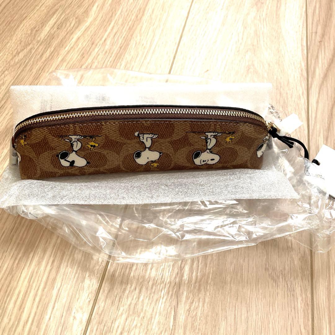 COACH x PEANUTS スヌーピー 筆箱