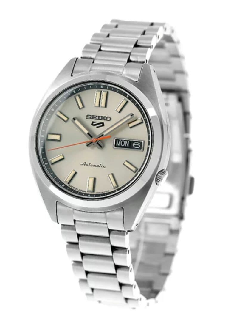 セイコー5 スポーツ 自動巻き 腕時計アナログ ゴールド　完品