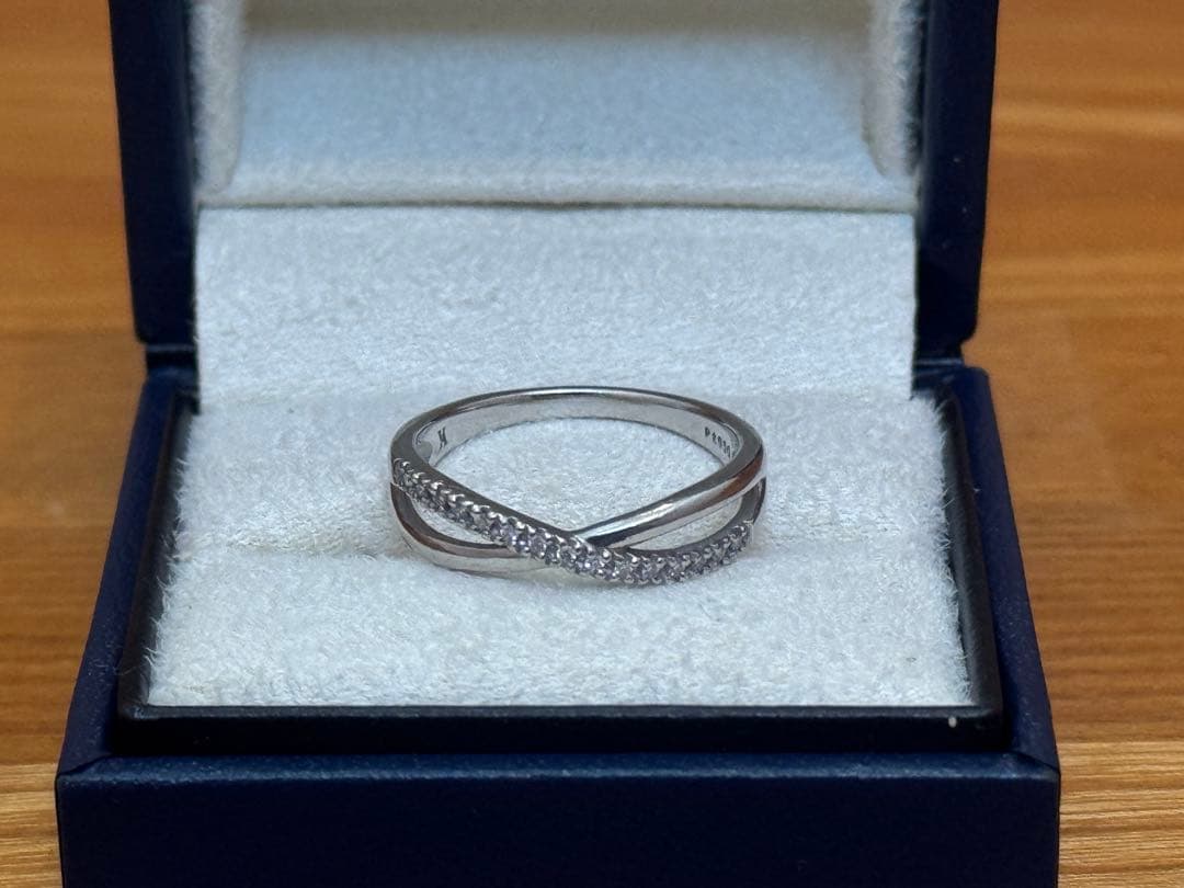 ヴァンドーム青山 プラチナ ダイヤモンド リング インフィニティデザイン／11号