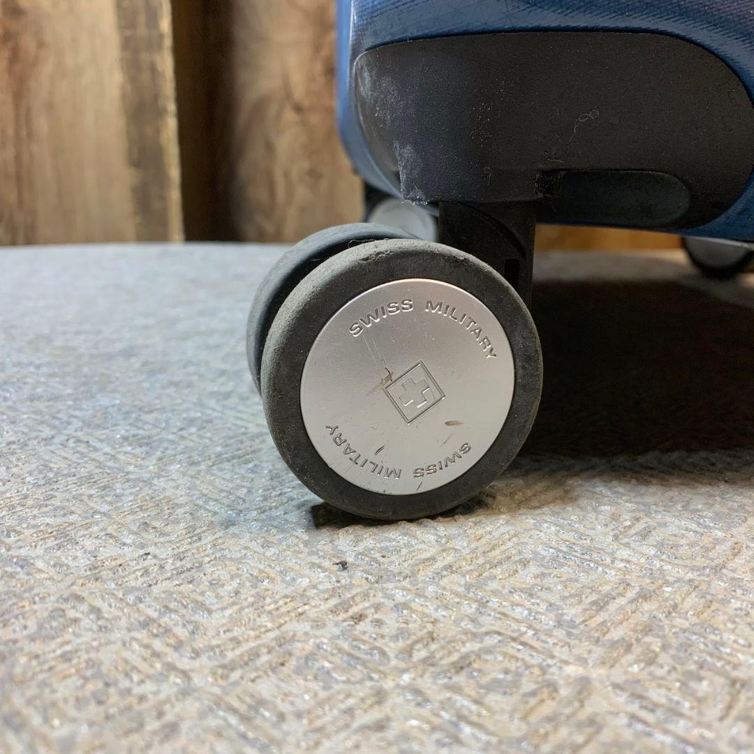 J456 スイスミリタリー スーツケース 38.5L ブルー 青