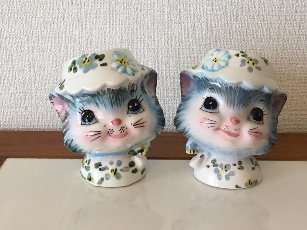 Lefton レフトン ミス プリス キティ キャット ソルト＆ペッパー