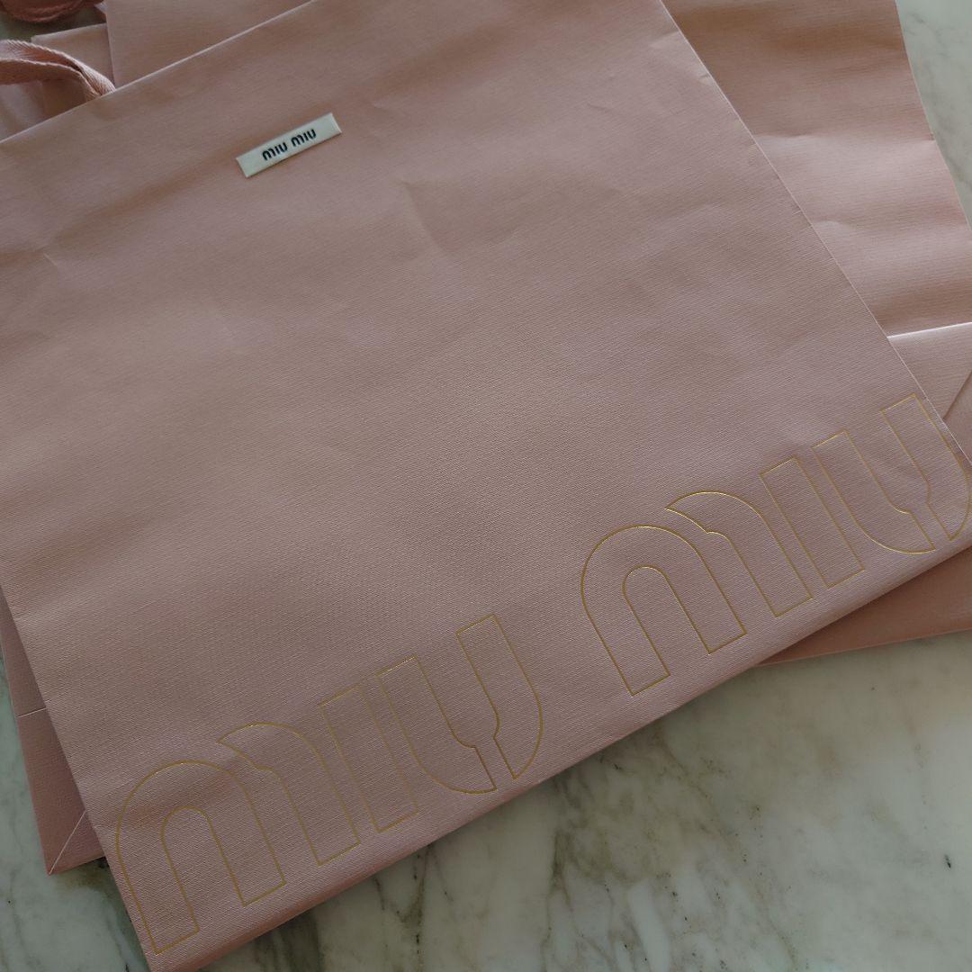 ミュウミュウショッパー計13枚　ミュウミュウリボン10本　ワンピース　紙袋