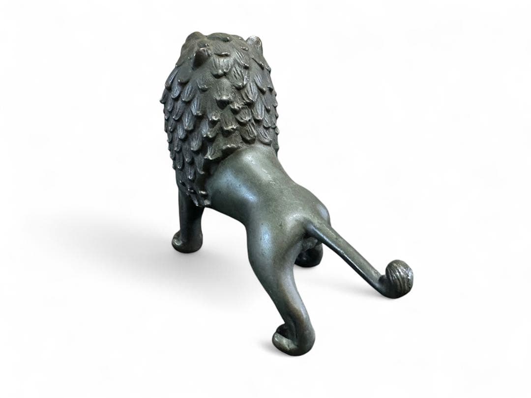 銅製 獅子置物 香取正彦 重要無形文化財 人間国宝