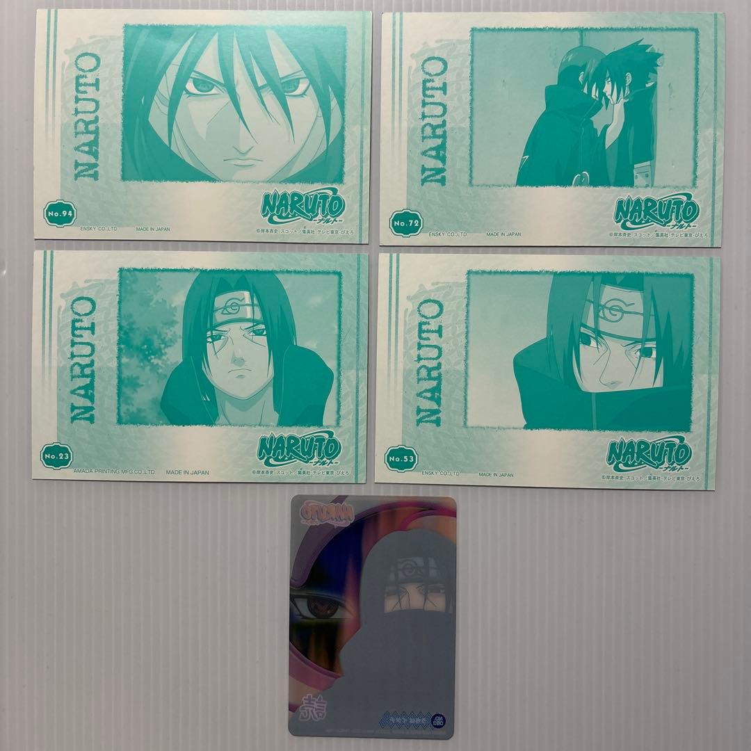 NARUTO ナルト うちはイタチ サスケ フォトカード5枚セット