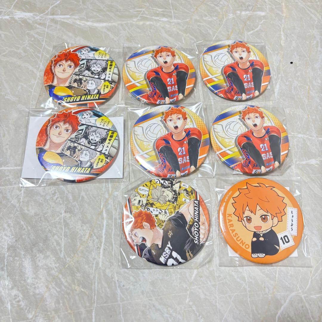 ハイキュー 日向翔陽 缶バッジ 原作