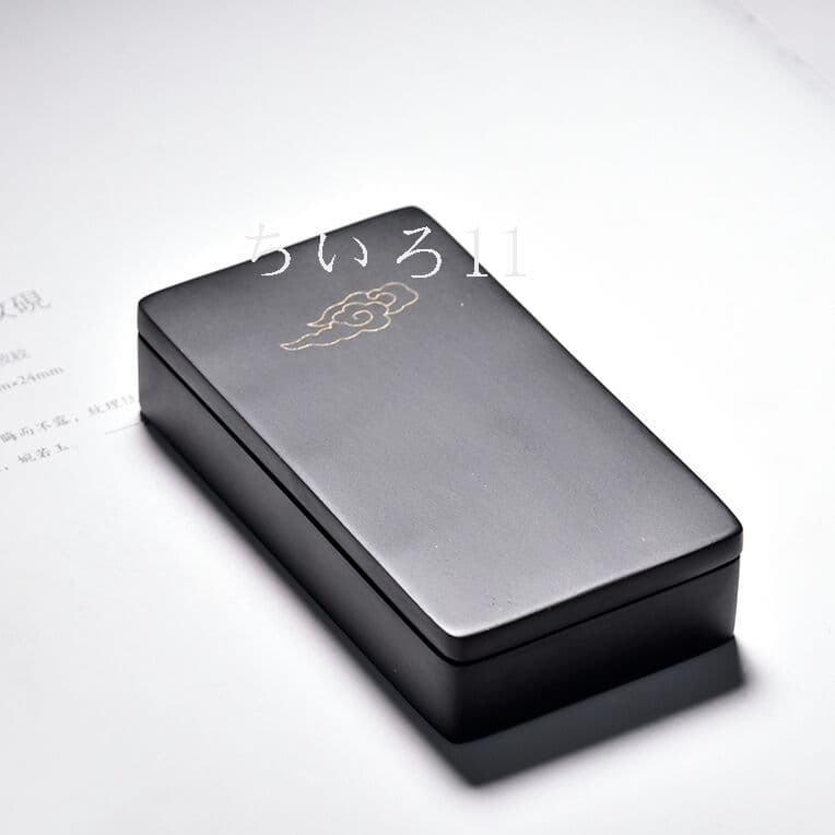 天然原石 硯 　書道　上品