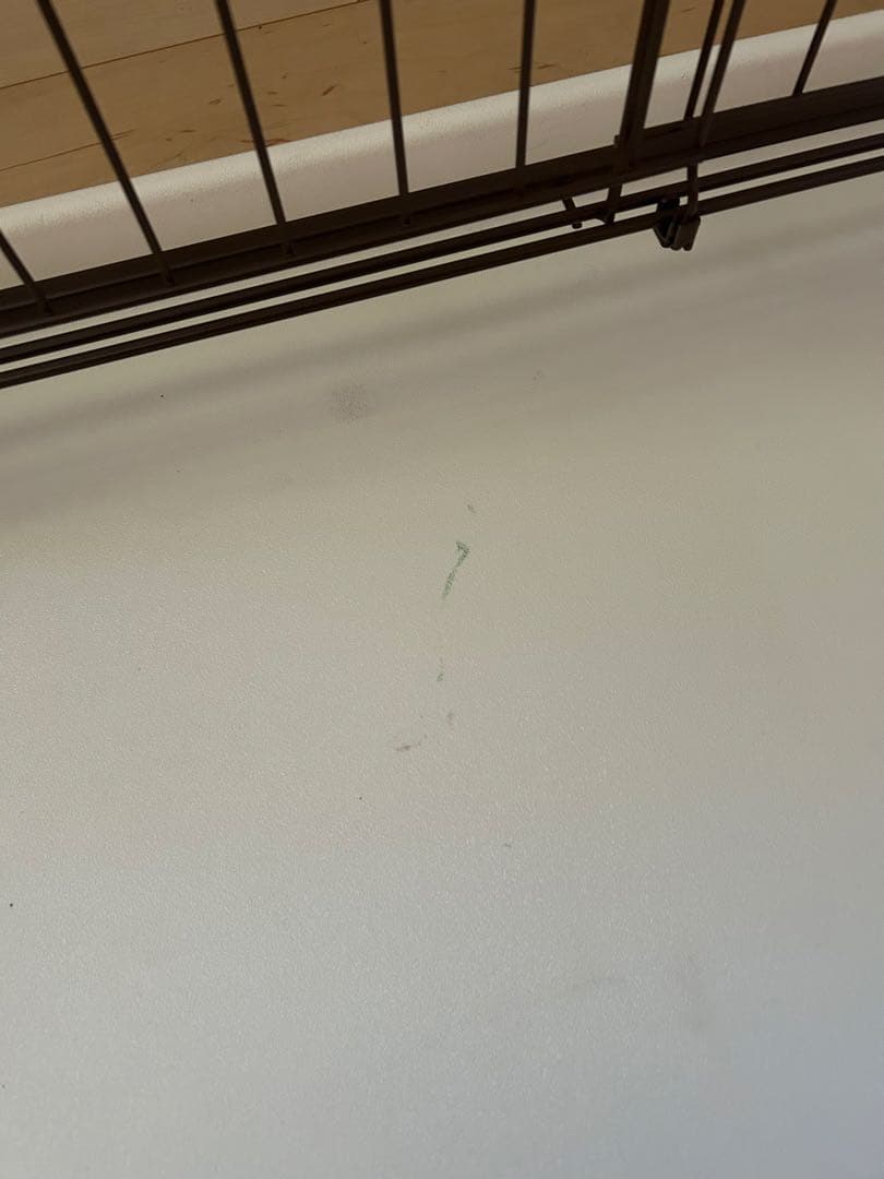 Richell 中型犬用 ケージ ブラウン　屋根付き