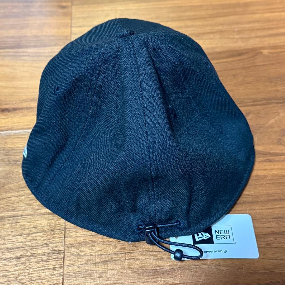 New Era × くっきー 黒 バイク キャップ　野性爆弾