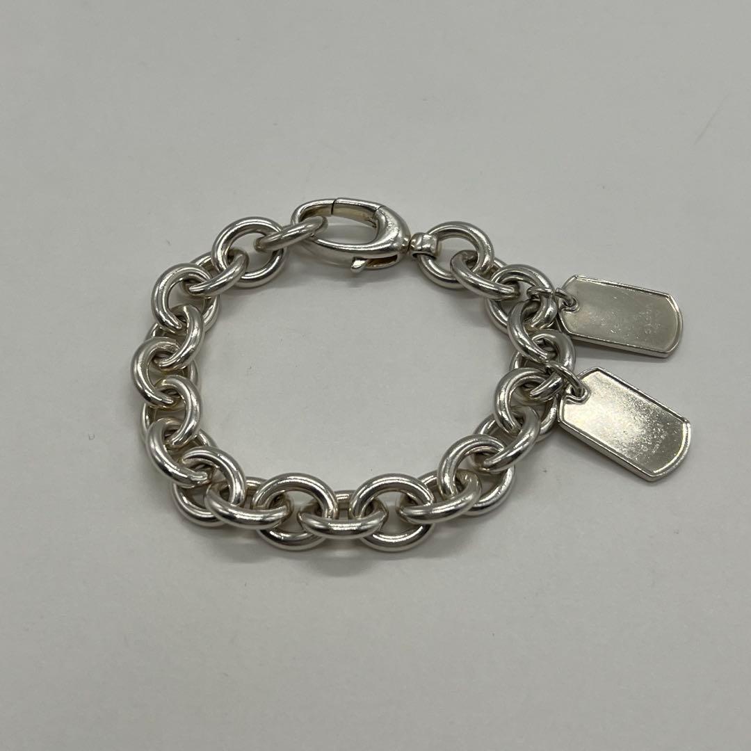 グッチ GUCCI ドッグタグ チェーン ブレスレット SV925 希少