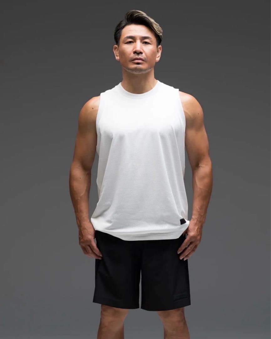 新品未使用完売品！CRONOS × 魔裟斗タンクトップ ホワイト XL クロノス