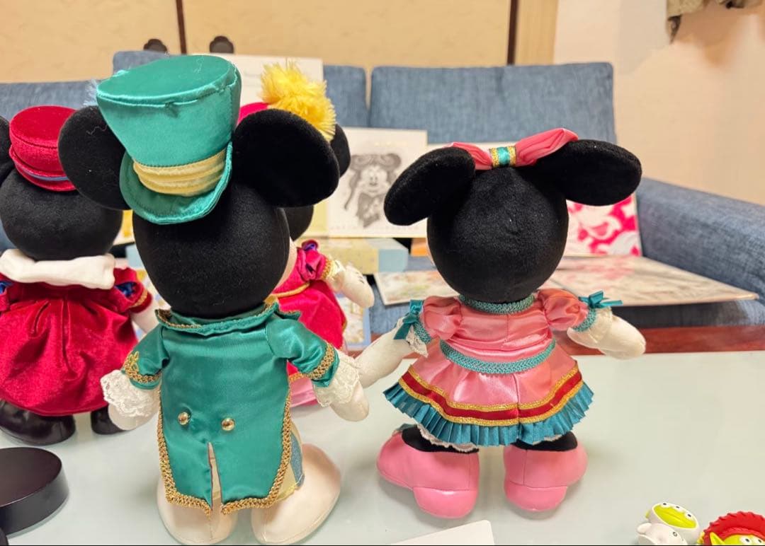 宿泊者限定 10点 東京ディズニーシー　ホテルまとめ　ミッキー&ミニーぬいぐるみ