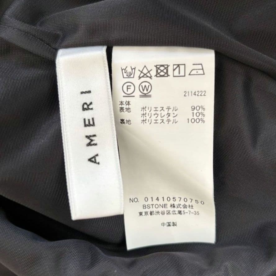 美品✨️アメリ　 LUSTER TIERED LAYERED DRESS 　黒