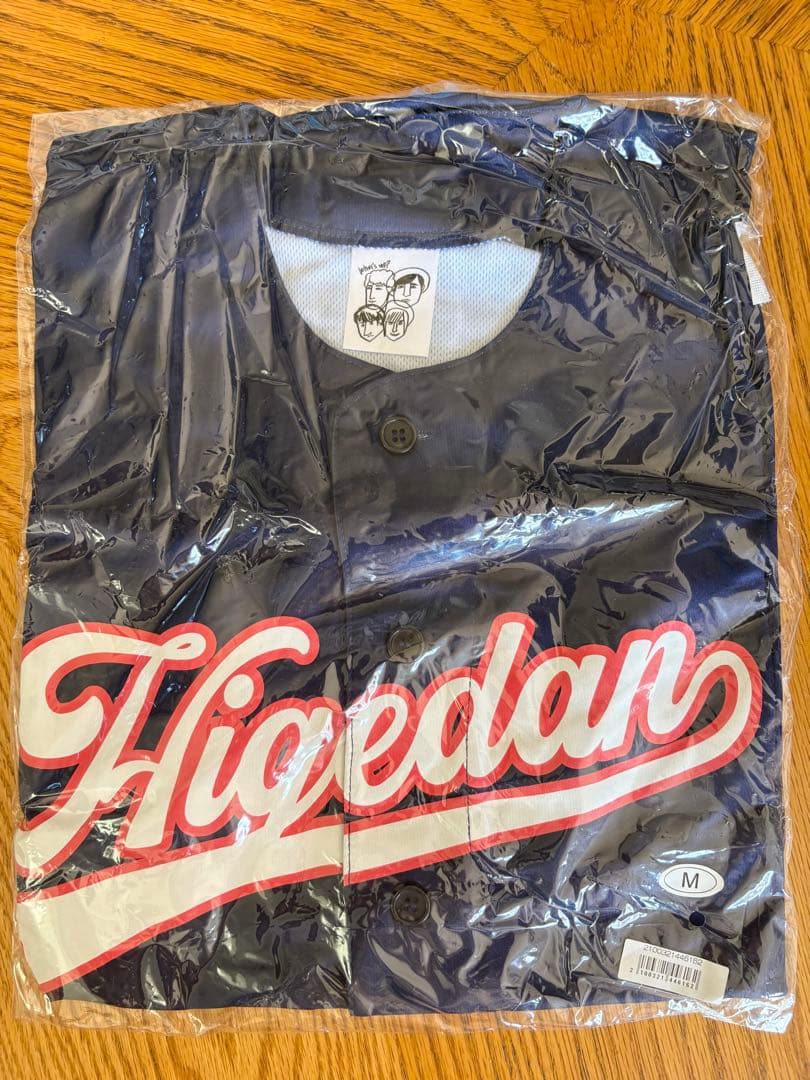 ヒゲダンHigedan グッズネイビー ボタン付きシャツ Mサイズ