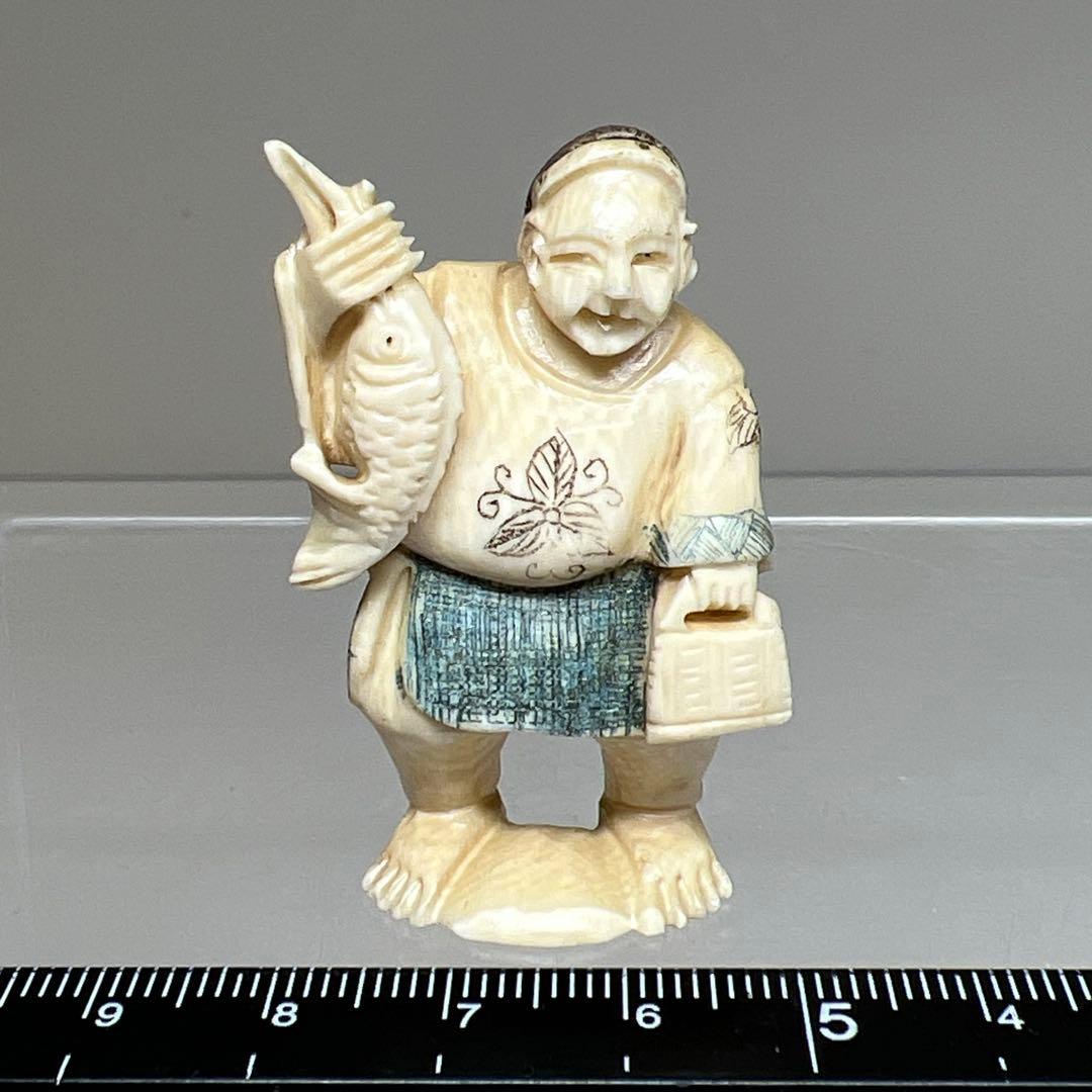 極上人物根付　14g 東Y7-0904ア㉞タニチ