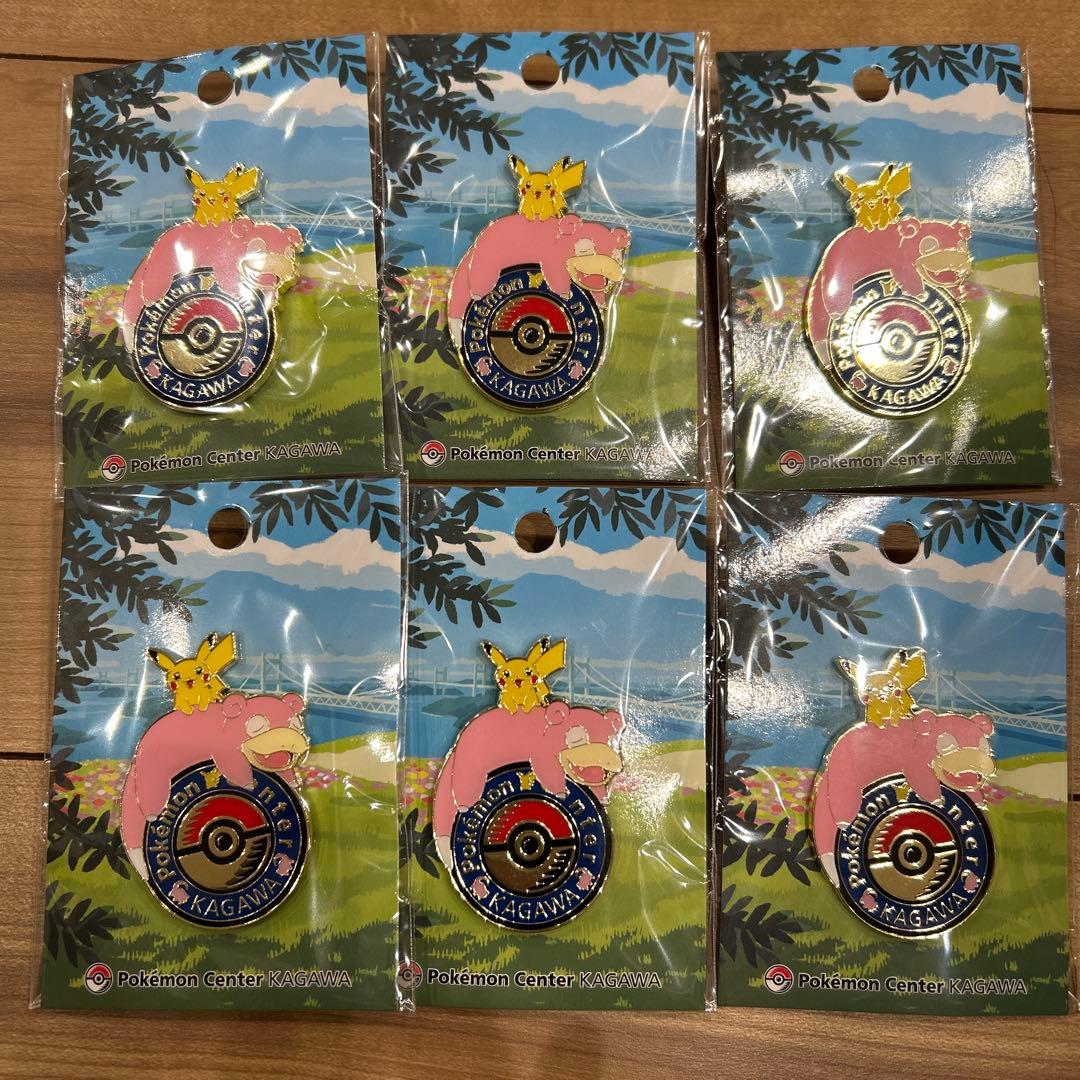 ポケモンセンターカガワ ロゴピンズ　香川　限定　ピンバッジ　6個