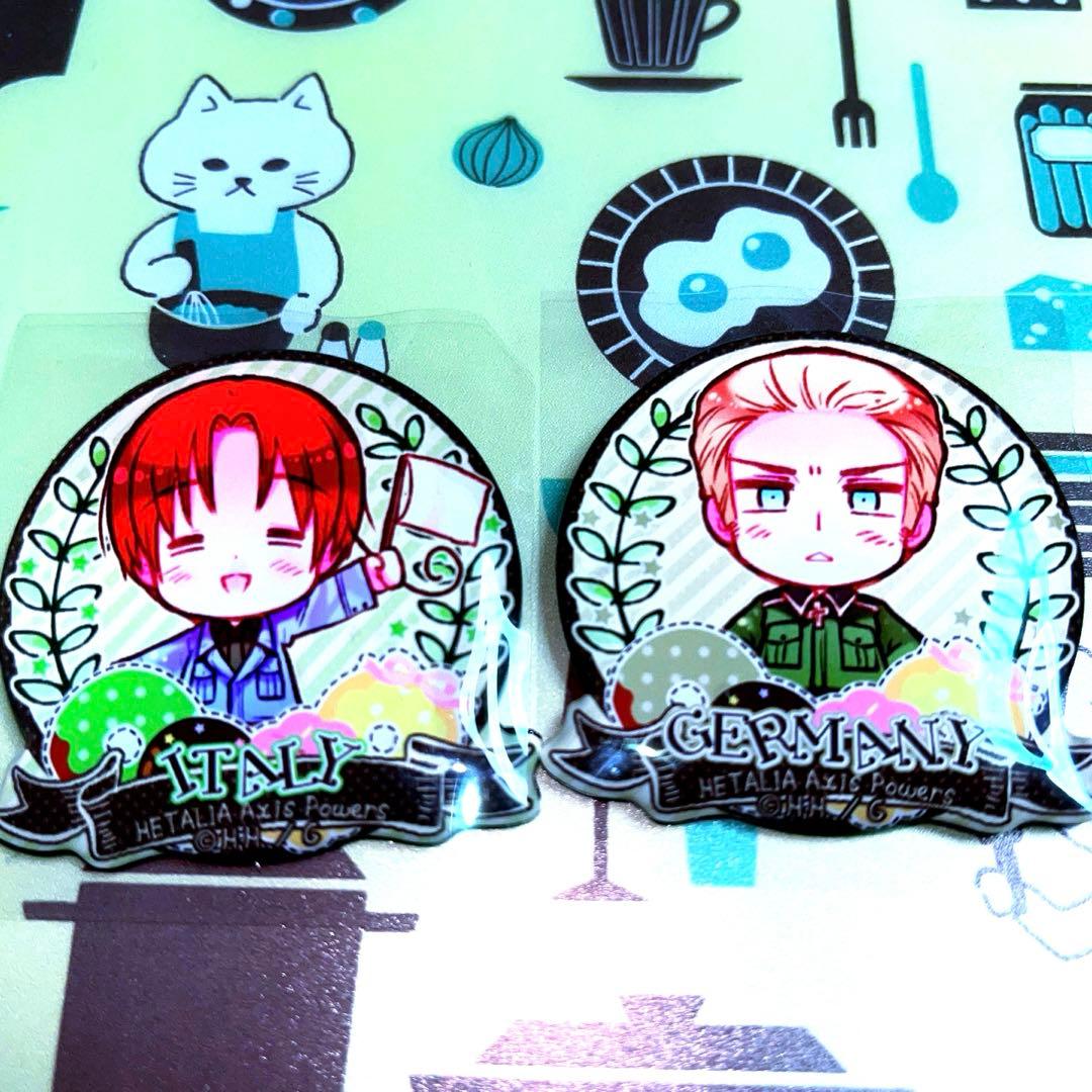 ヘタリアAxisPowersぷくっと缶バッジセット