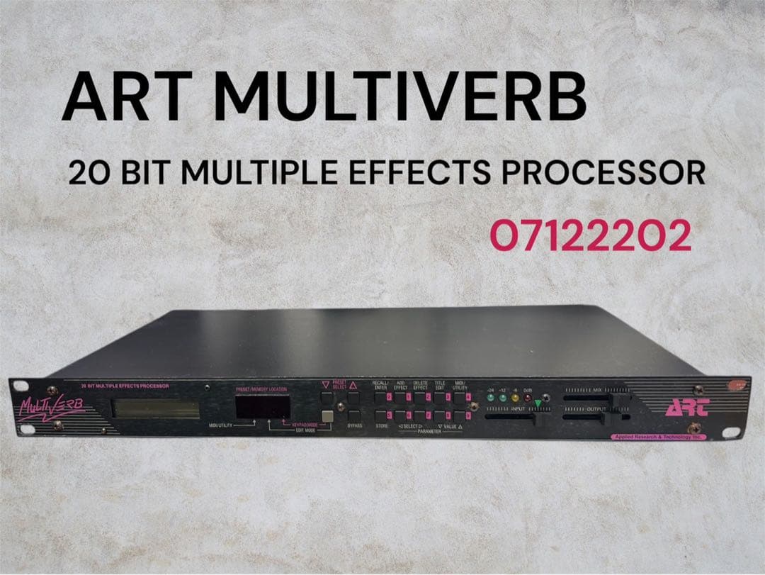 ART MULTIVERB ボーカルエフェクト ピッチ補正