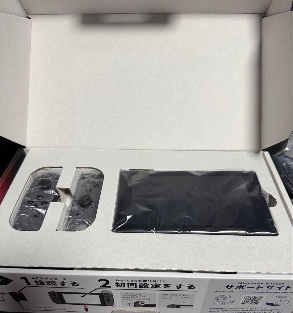 Nintendo Switch 本体 グレー & 純正プロコン セット 中古