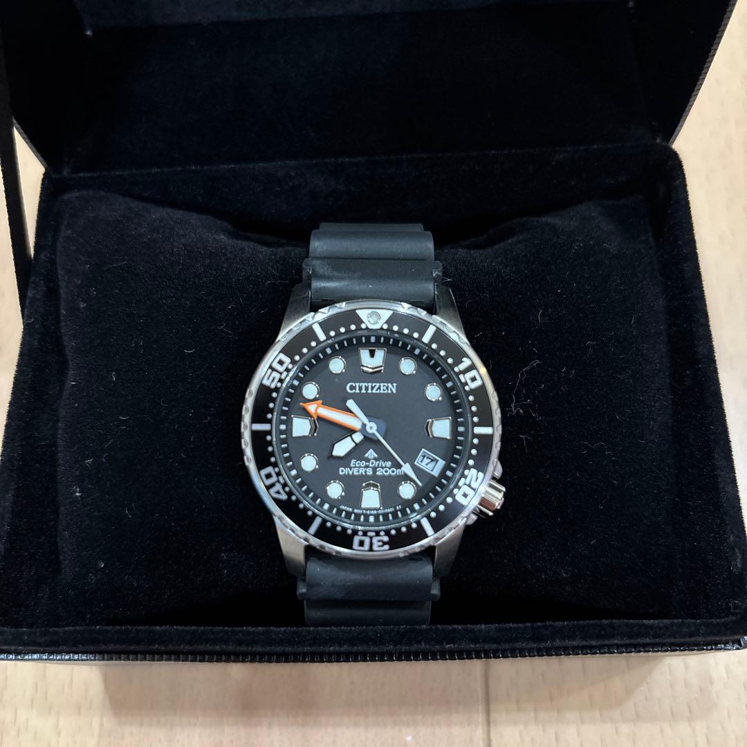 E O2020-08E CITIZEN エコドライブ ダイバー 200m