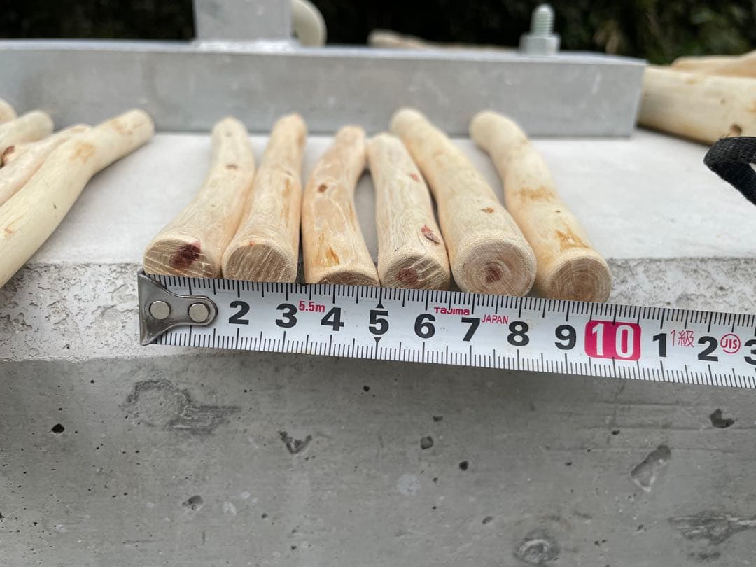 国産ヒノキ　鳥用止まり木　大型スタンド　約147センチ　中型インコ用