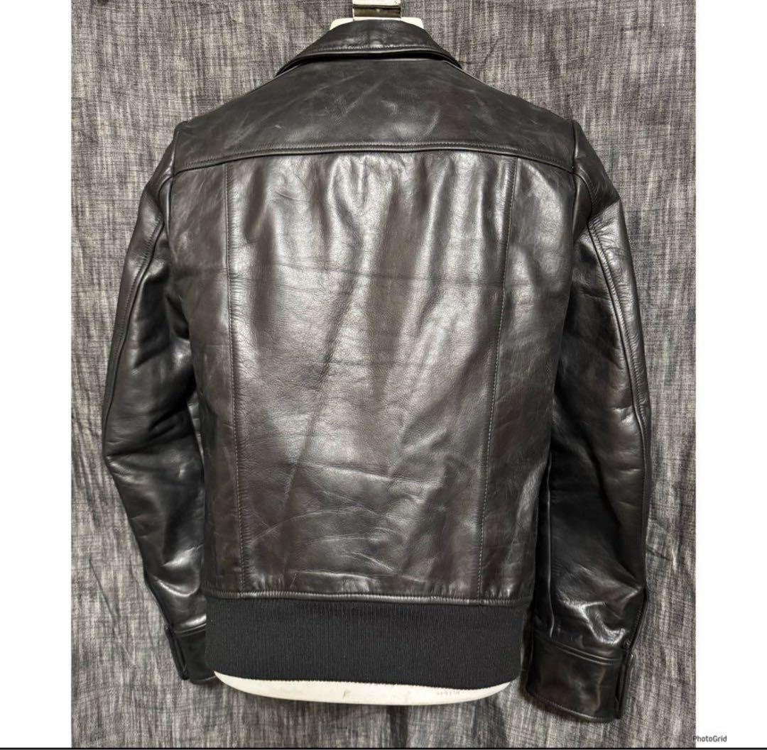 定価110000円 GalaabenD 牛革カウレザー　限定色　レザージャケット