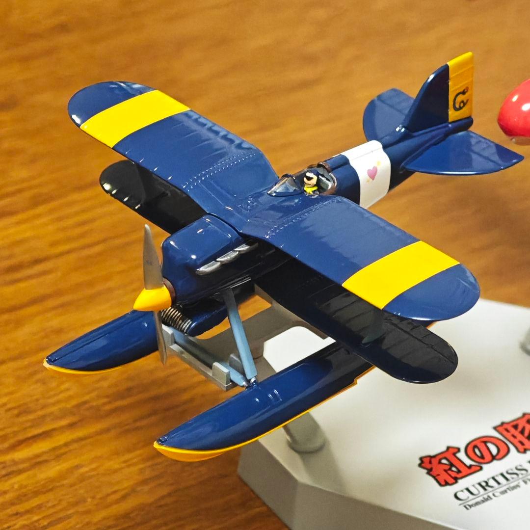 半完成塗装済み 紅の豚 サボイア S.21 試作戦闘飛行艇 カーチス R3C