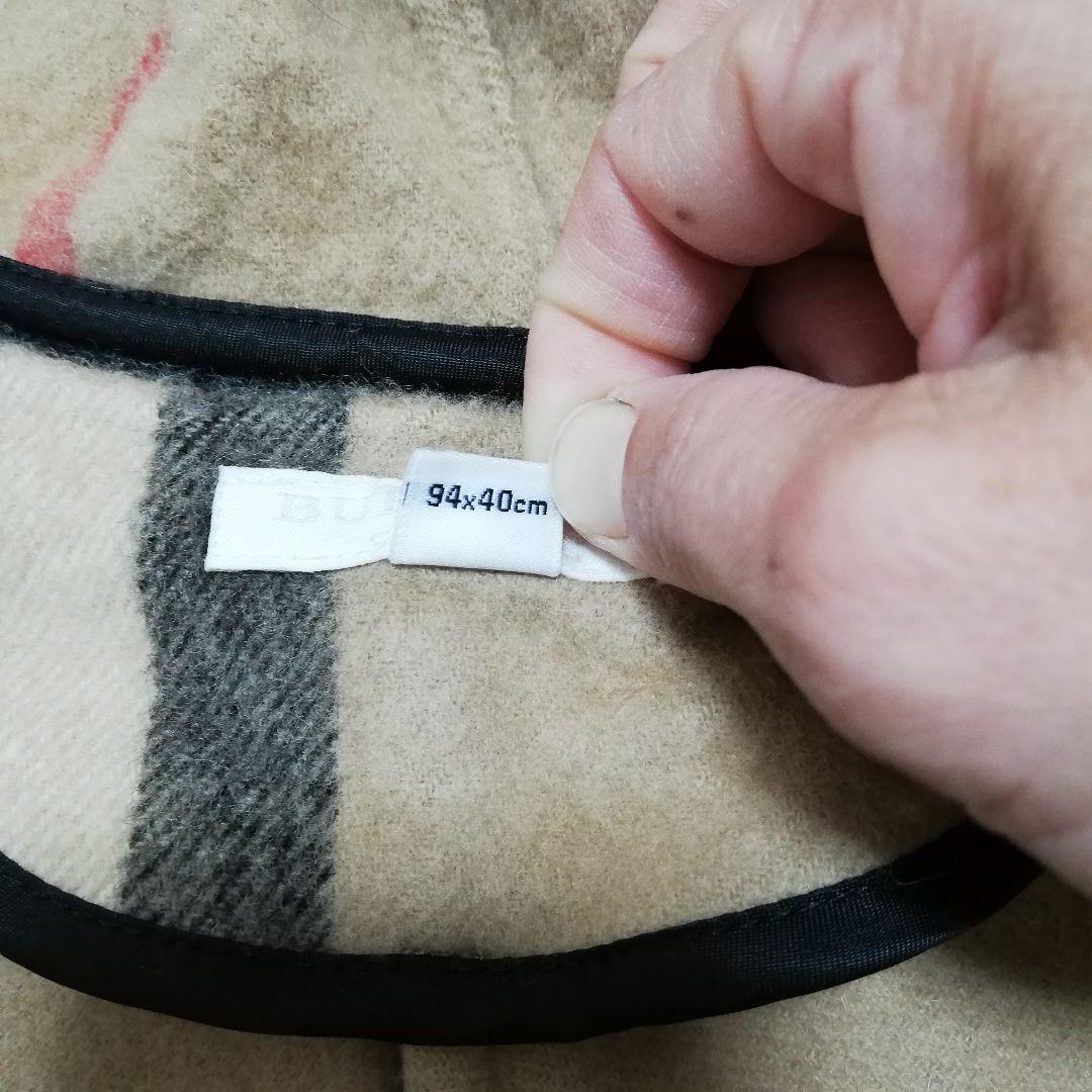 BURBERRY CHILDREN ノバチェック ポンチョ ケープ カシミア混