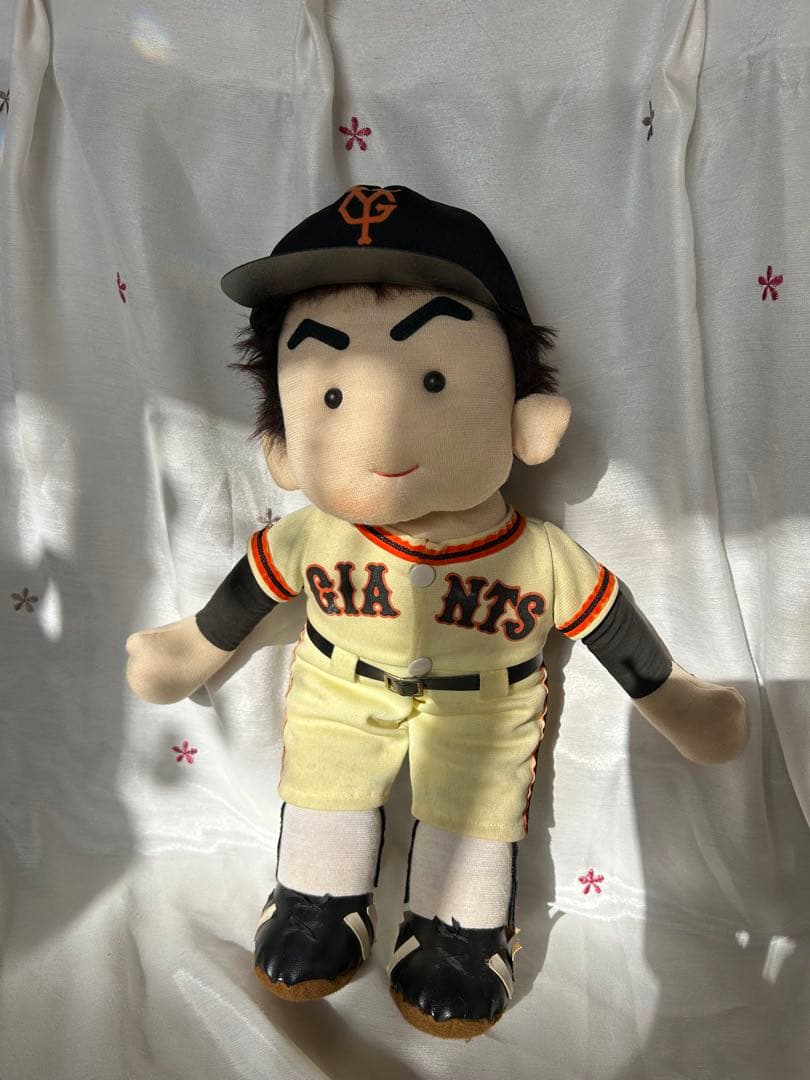 昭和レトロ 読売ジャイアンツ ぬいぐるみ人形 約48cm｜通販品｜当時物