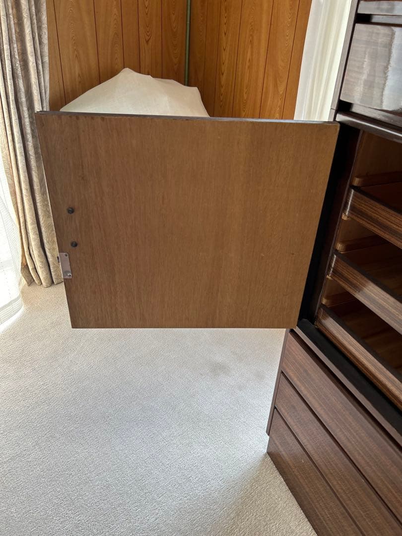 上段(小物入)中段(着物入)下段(3引出)3段組タンス