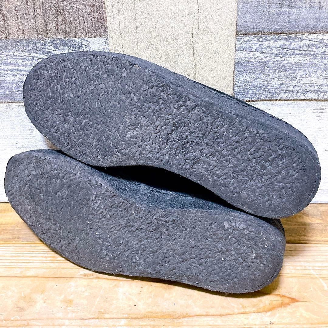 ジョージコックス フレッドペリー モカシンシューズ スエード ラバーソール 黒