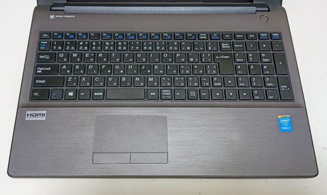 mouse Corei7 メモリ8GB SSD256GB Webカメラ DVD