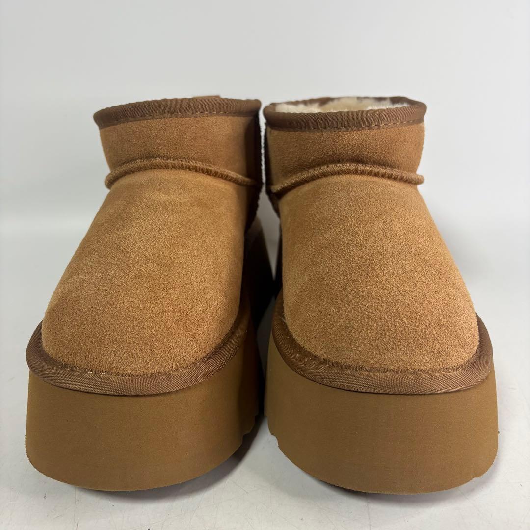 UGG アグ クラシックウルトラミニプラットフォームブーツ 24cm ムートン