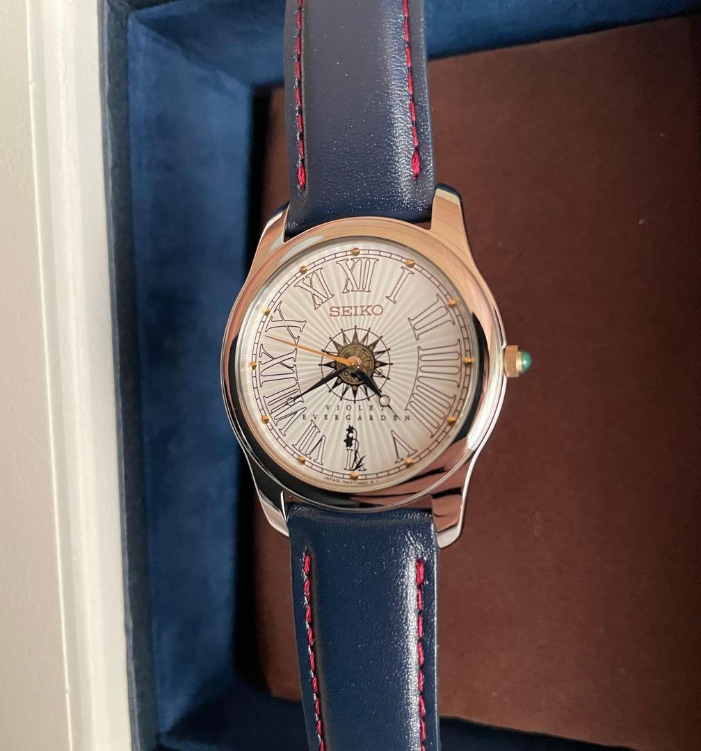 ヴァイオレットエヴァーガーデン　メモリアルウォッチ　SEIKO 時計　革バンド