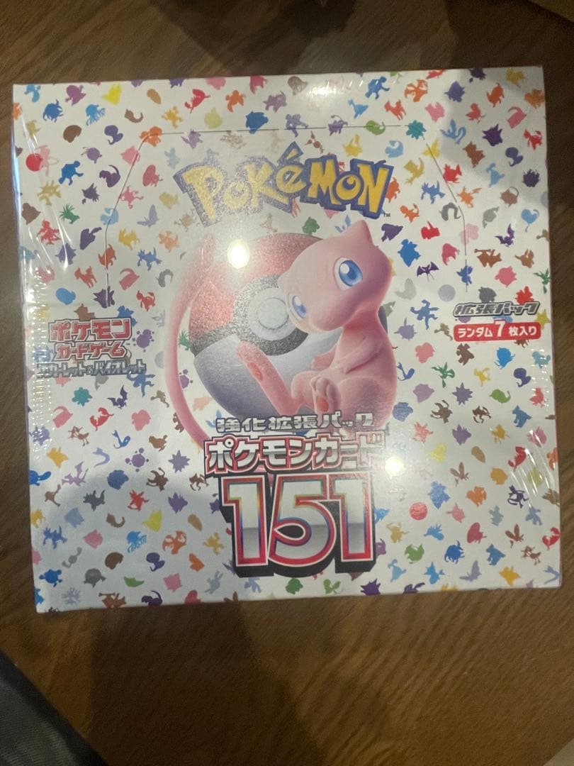 ポケセン産　シュリンクつき　ポケモンカード151 BOX