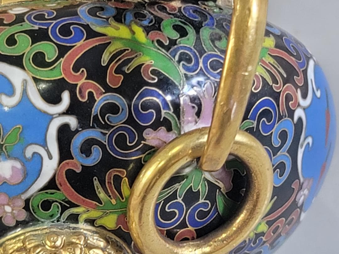 中国美術 七宝 香炉 DT314